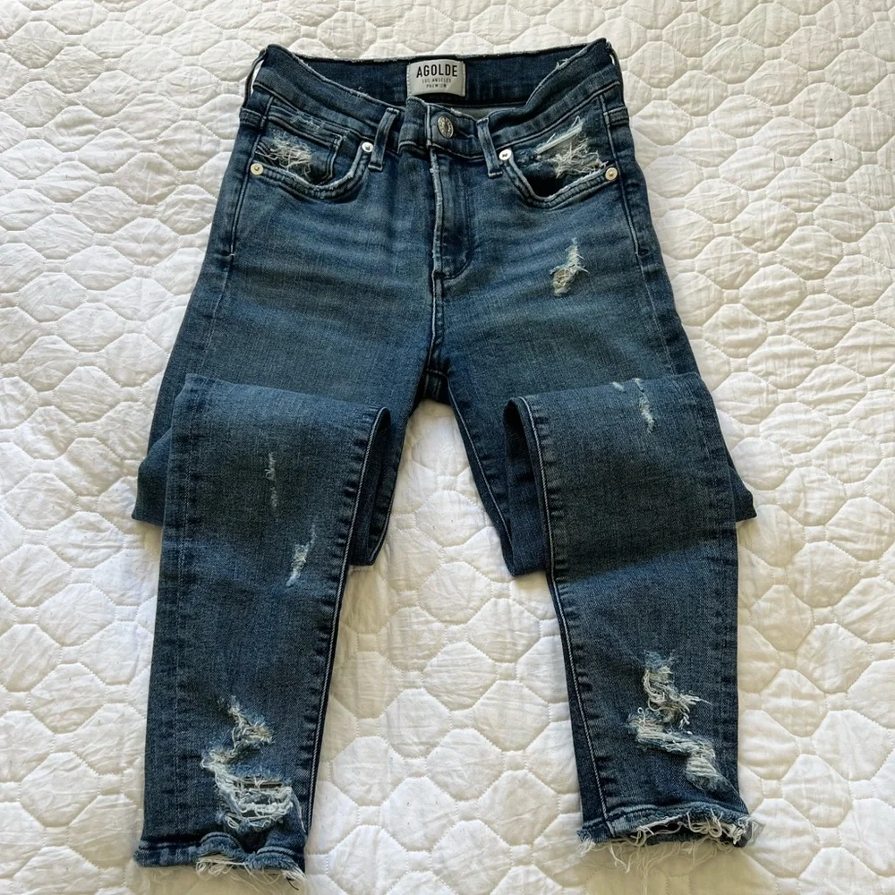 Agolde Sophie Cropped denim - Picture 5 of 8